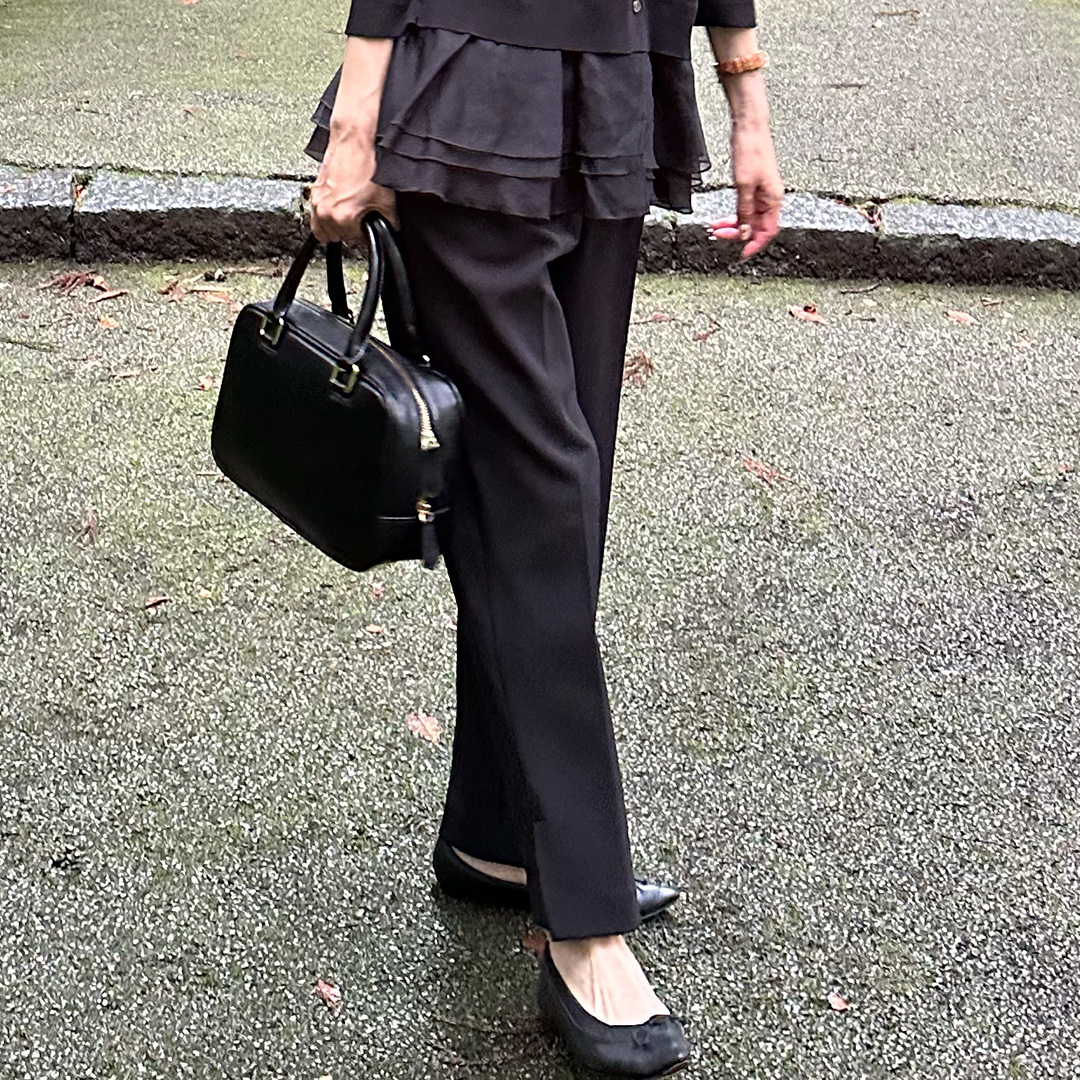 きちんと感のある佇まい(着用)