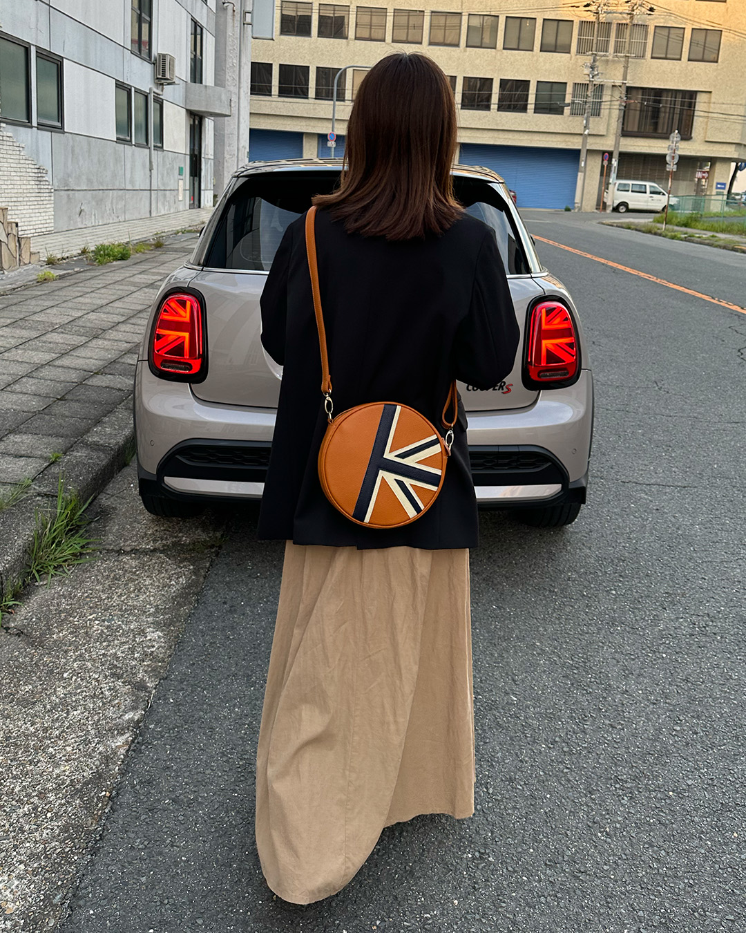 休日に寄り添うバッグ MODフラヴィ｜ユニオンジャックモチーフ 本革バッグ