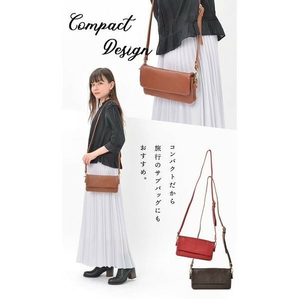 エリーゼ 本革 お財布ポシェット 2WAY ショルダーバッグ スマホポーチ