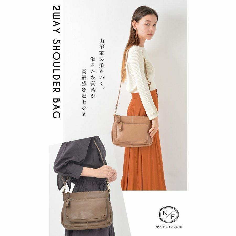 アリエル・ゴート 本革 ショルダーバッグ レディース 斜めがけ 軽い