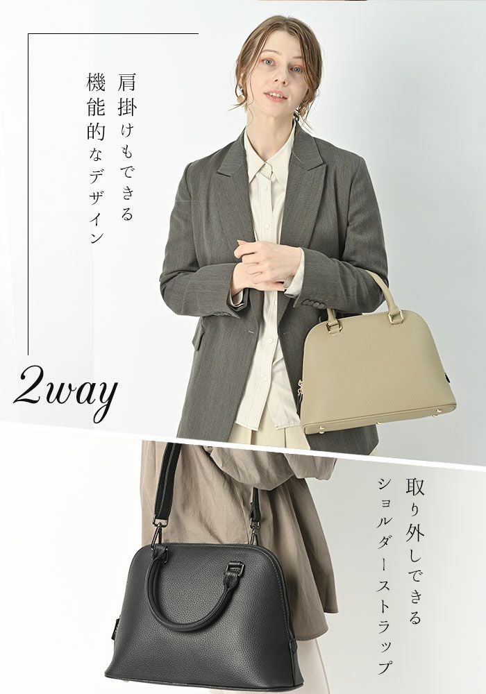 人気色再入荷】ブランシュ 本革 ハンドバッグ フォーマル バッグ