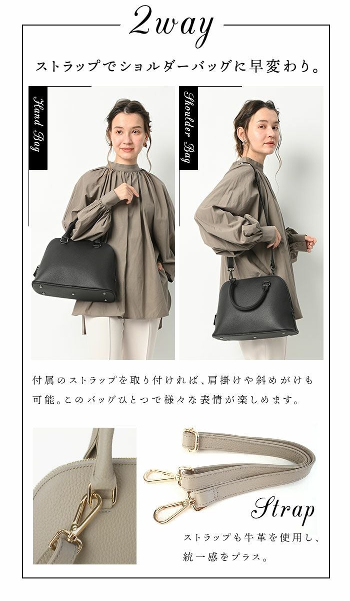 人気色再入荷】ブランシュ 本革 ハンドバッグ フォーマル バッグ