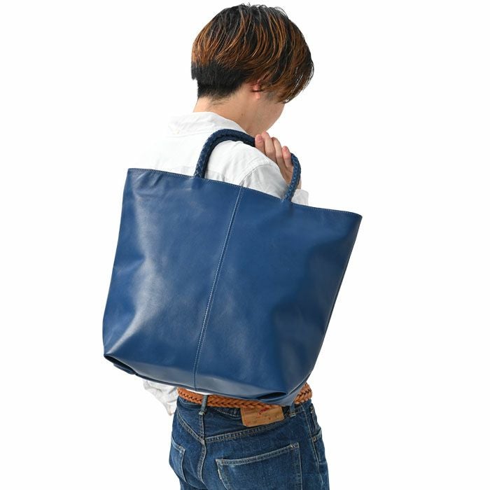 人気色再入荷】メンズ ロシェル・ゴート レザー トートバッグ ビジネス