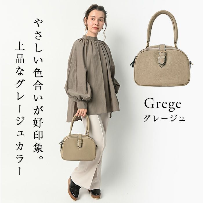 新品未使用・本革　Mannte Rolloハンドバッグ　2WAY プチ・ロロ・リシェ 本革 ボストンバッグ レディース 2way 斜めがけ